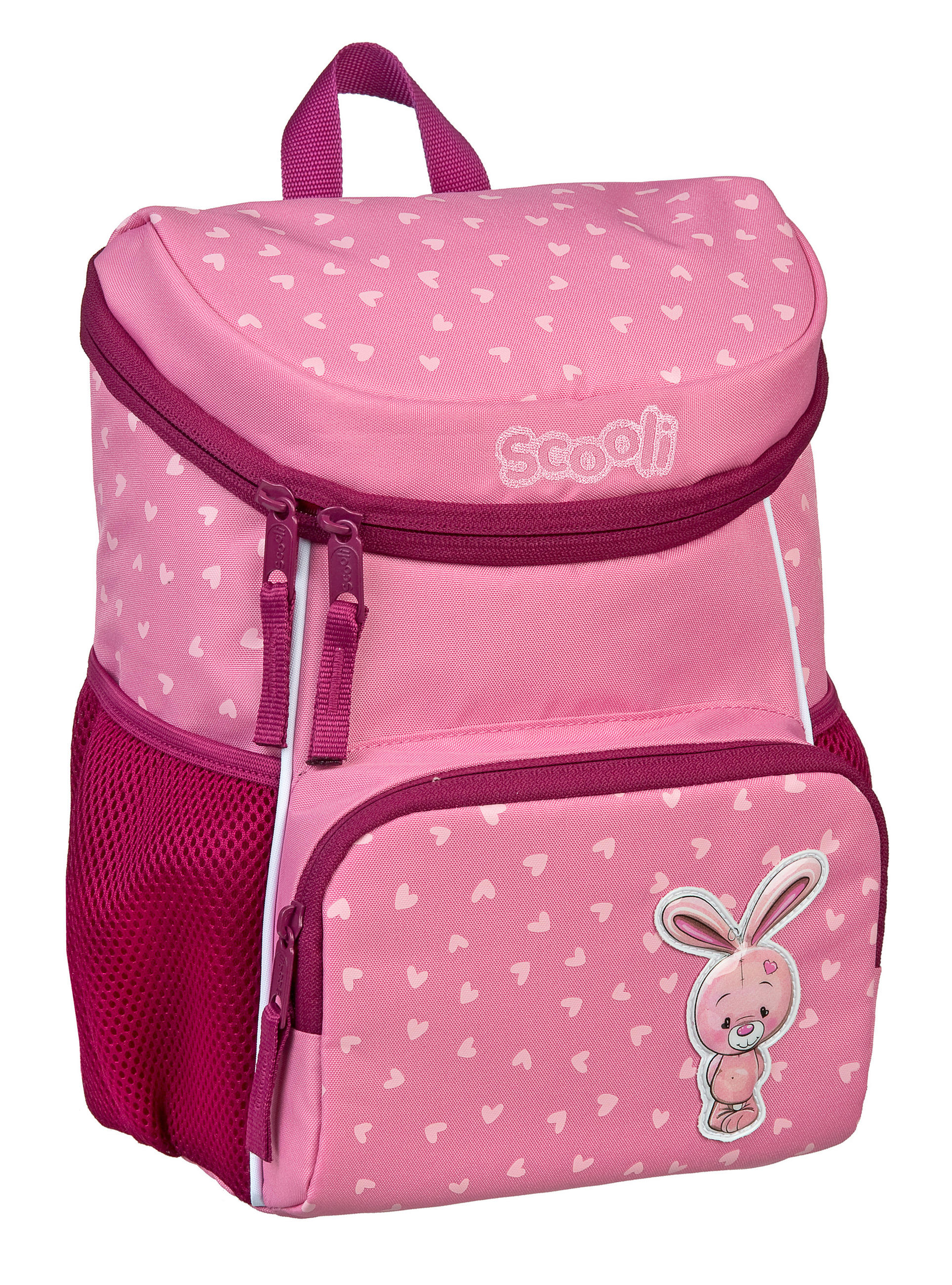 XXXLutz Kinderrucksack Scooli Mini Me Bella Bunny Rosa, Pink 20x29x13 cm