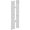 WANDGARDEROBE 57/140/20 cm  - Honigeiche/Weiss, Design, Holzwerkstoff (57/140/20cm) - MID.YOU