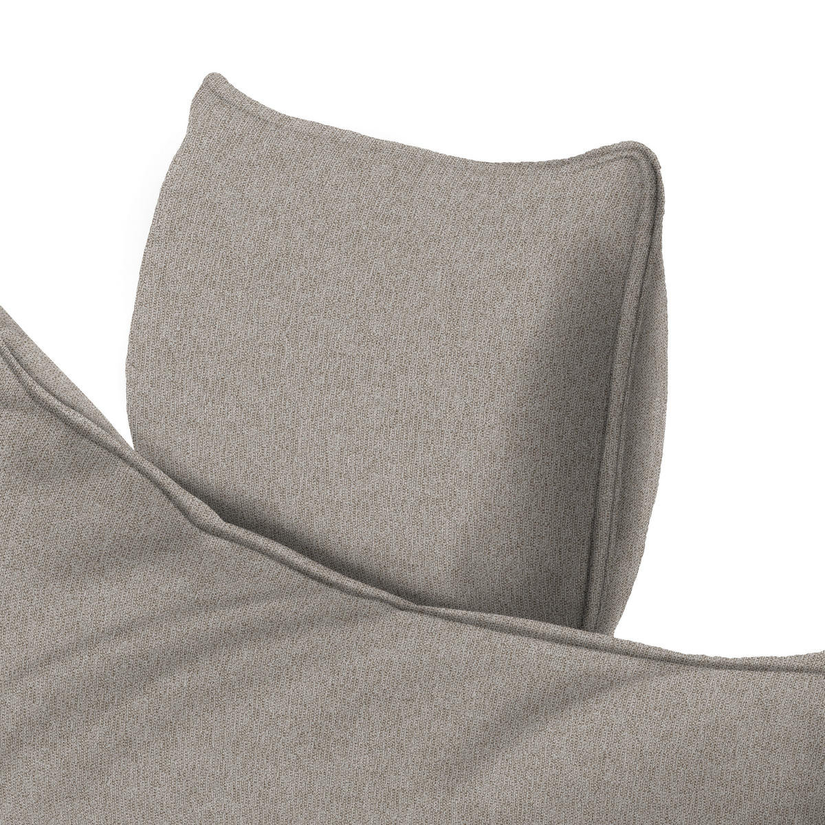 ECKSOFA in Webstoff Hellbraun  176/292 cm  - Hellbraun/Schwarz, MODERN, Textil/Metall (176/292cm) - Carryhome