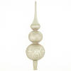 CHRISTBAUMSPITZE  - Beige, LIFESTYLE, Glas (33cm) - X-Mas