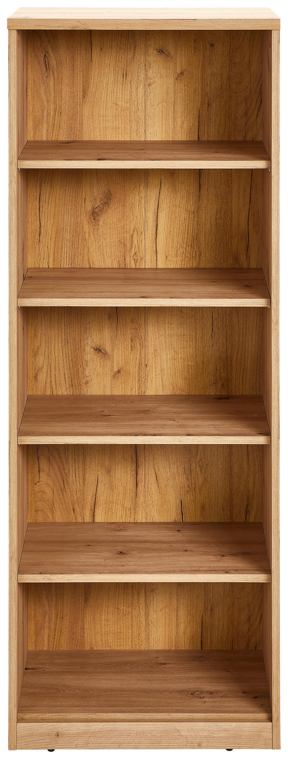 REGAL Eiche Artisan  - Schwarz/Eiche Artisan, Basics, Holzwerkstoff (55/148/36cm) - Xora