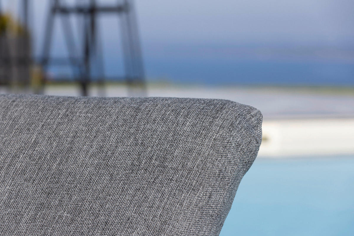 LOUNGEFÅTÖLJ  - svart, Modern, metall/textil (40/5/80cm) - Gardenson