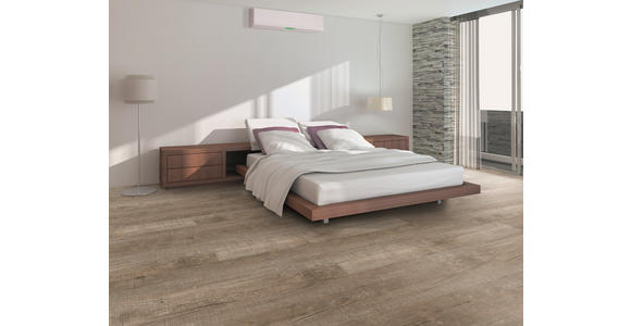 Vinylboden Eiche Fügen  per  m² - Eichefarben, KONVENTIONELL, Kunststoff (123,5/23/9,5cm) - Venda