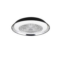 STROPNÝ VENTILÁTOR, 55/16,5 cm  - titánová/čierna, Basics, kov/plast (55/16,5cm)