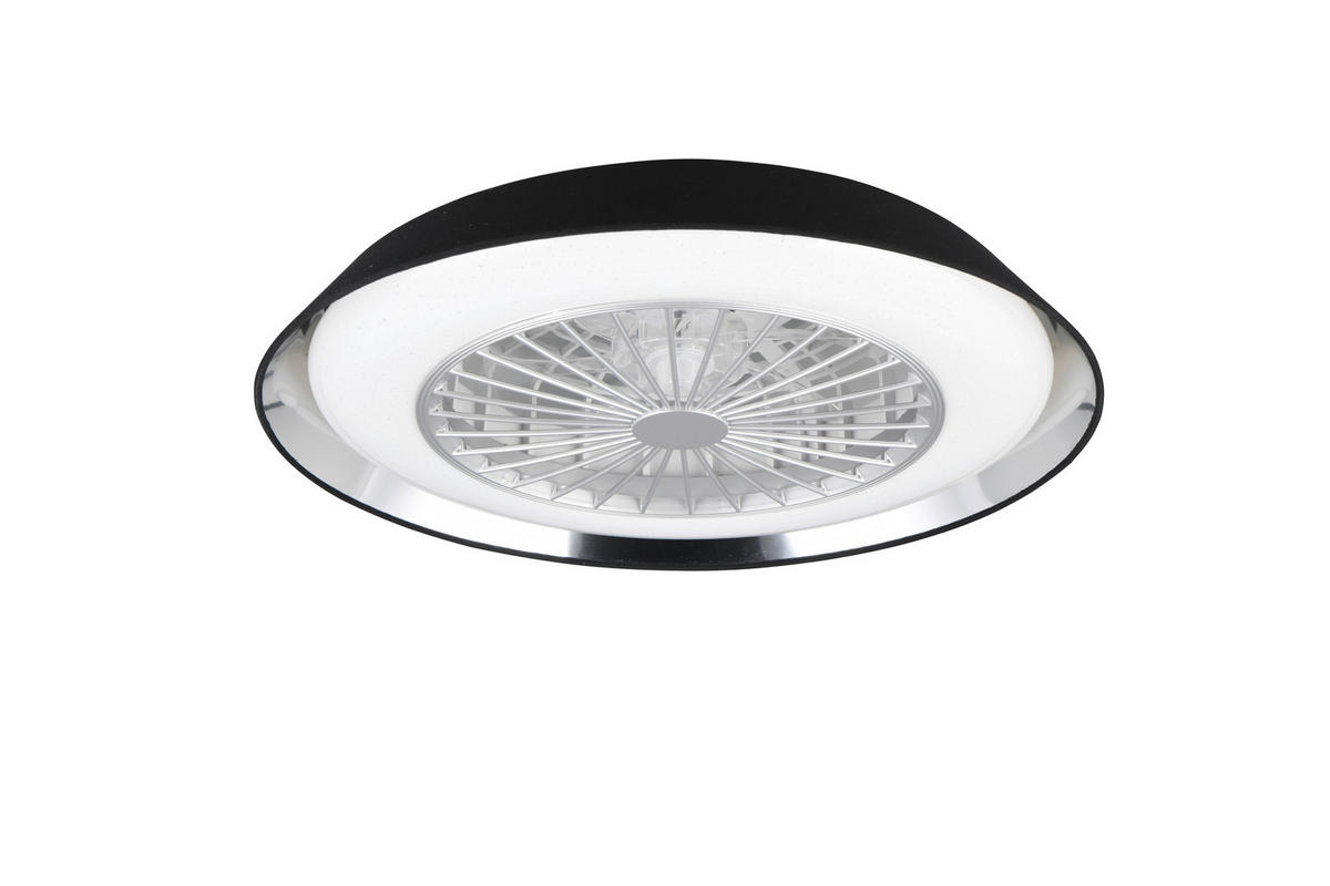 STROPNÝ VENTILÁTOR, 55/16,5 cm  - titánová/čierna, Basics, kov/plast (55/16,5cm)