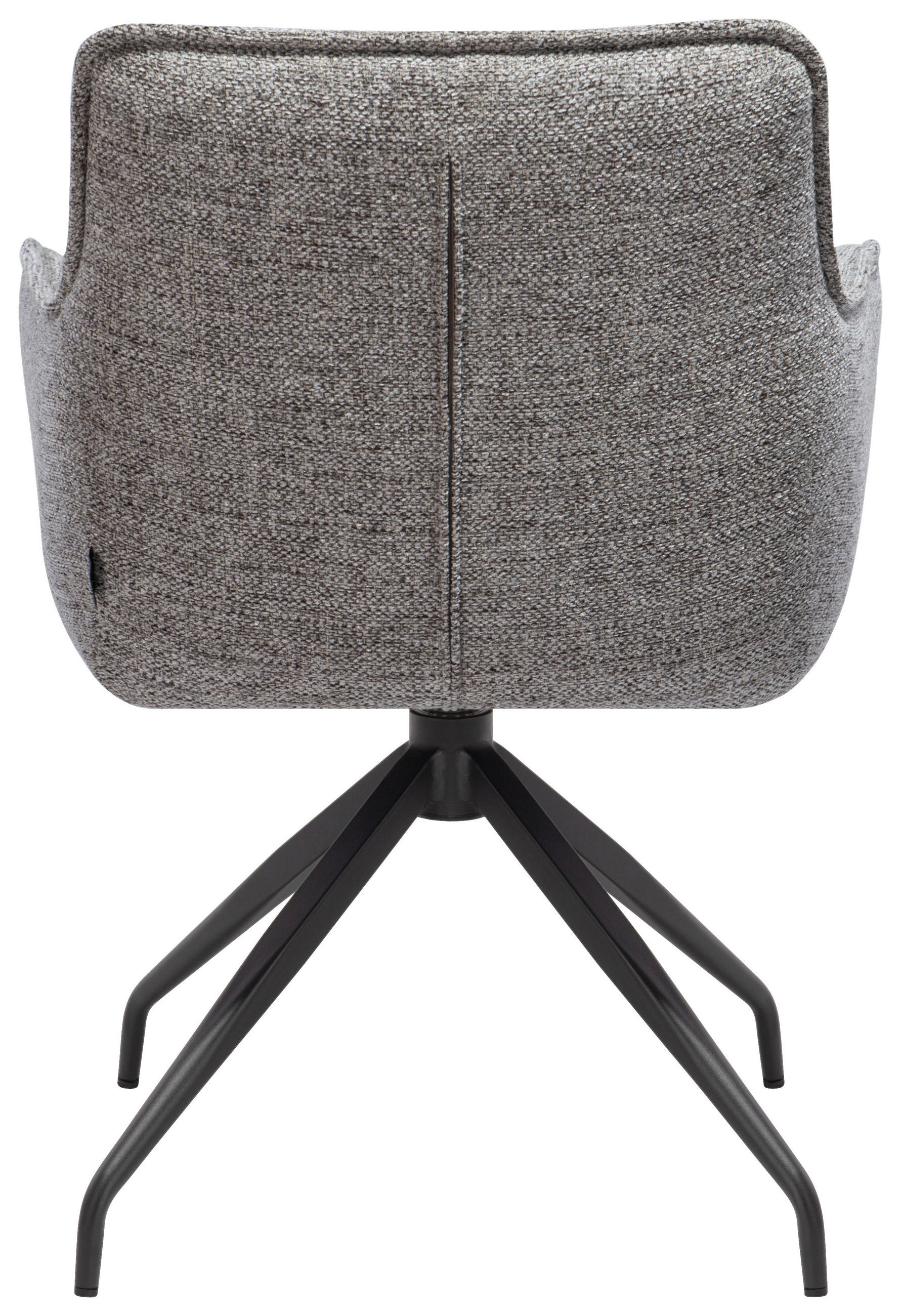 ŽIDLE S PODRUČKAMI, železo, mikrovlákno, šedá - šedá/černá, Design, kov/textil (63/84/62cm) - Novel