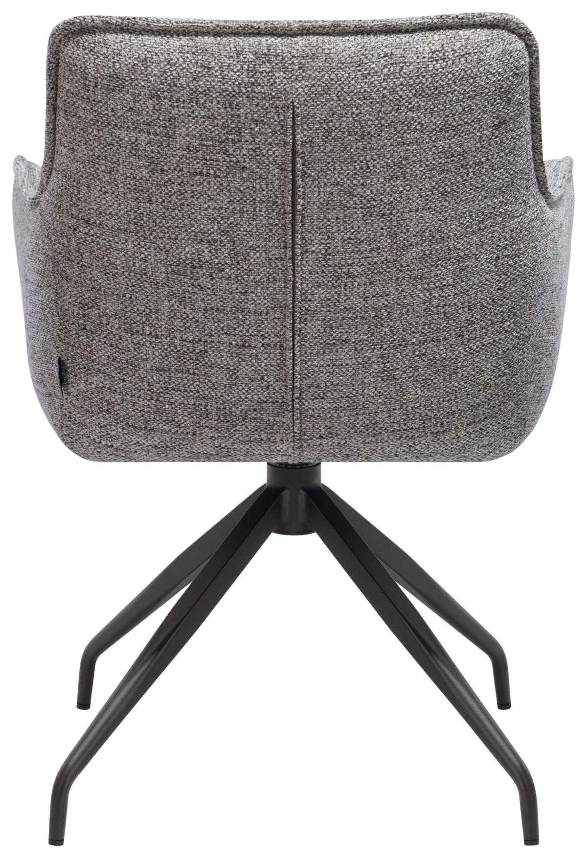 ŽIDLE S PODRUČKAMI, železo, mikrovlákno, šedá - šedá/černá, Design, kov/textil (63/84/62cm) - Novel