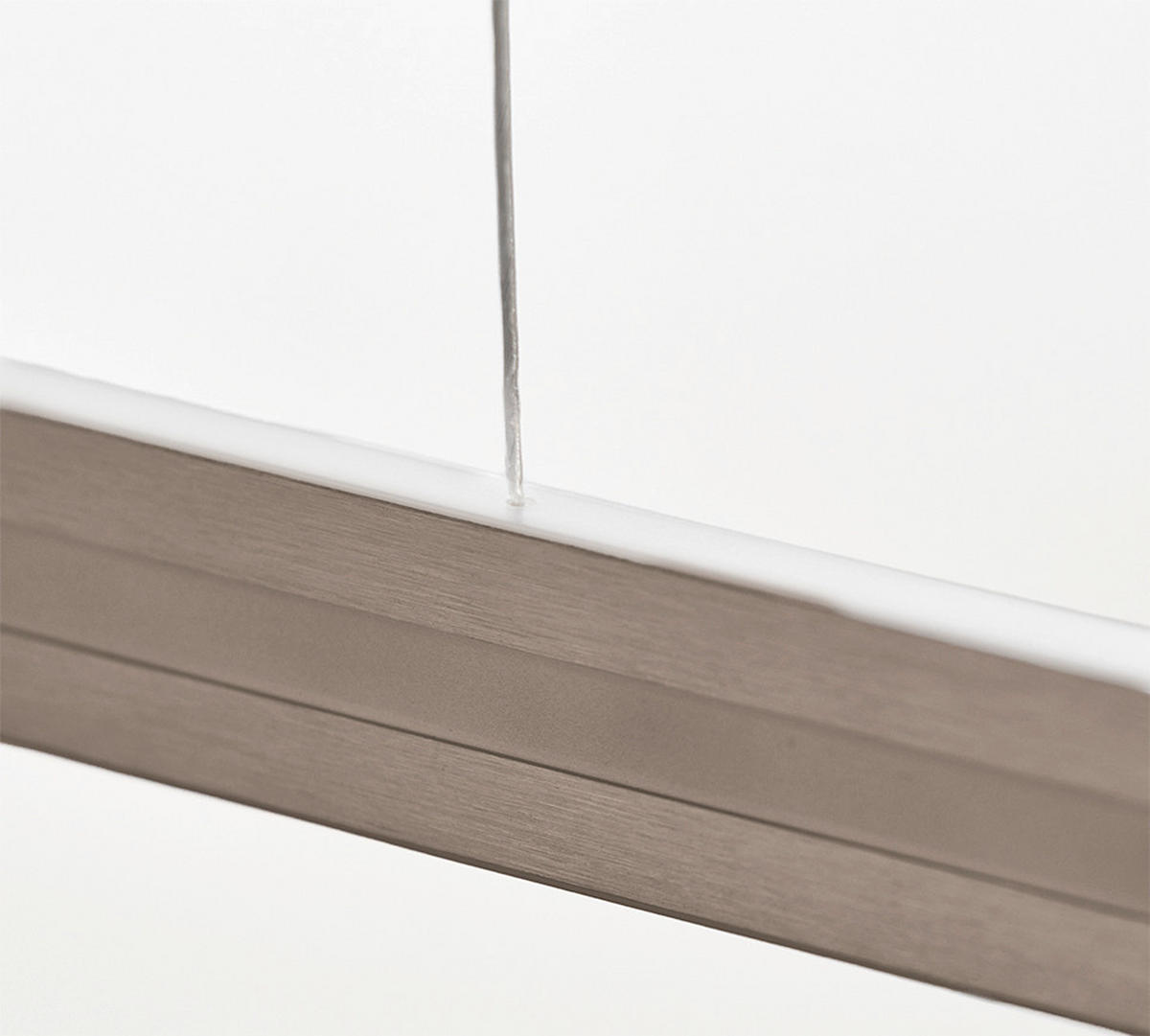 LED-HÄNGELEUCHTE Aera 143/180/9,5 cm  - Bronzefarben, Design, Metall (143/180/9,5cm) - Grossmann