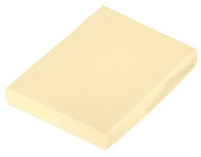 SPANNLEINTUCH 90-100/190-200 cm Jersey  - Hellgelb, Basics, Textil (90-100/190-200cm) - Novel