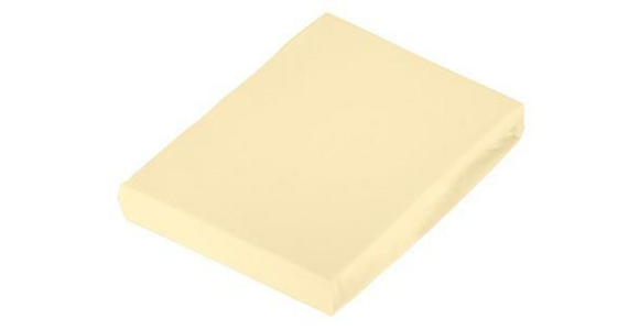 SPANNLEINTUCH 120/200 cm - Hellgelb, Basics, Textil (120/200cm) - Novel
