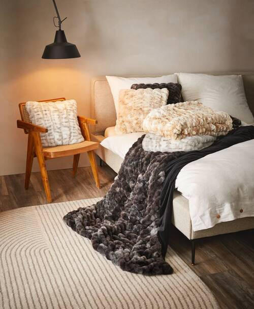 FELLDECKE BENGAL 150/200 cm  - Silberfarben, Basics, Textil (150/200cm) - Novel