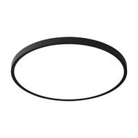 LED-DECKENLEUCHTE California  2.5/40/40 cm  - Schwarz, Design, Kunststoff (2.5/40/40cm)