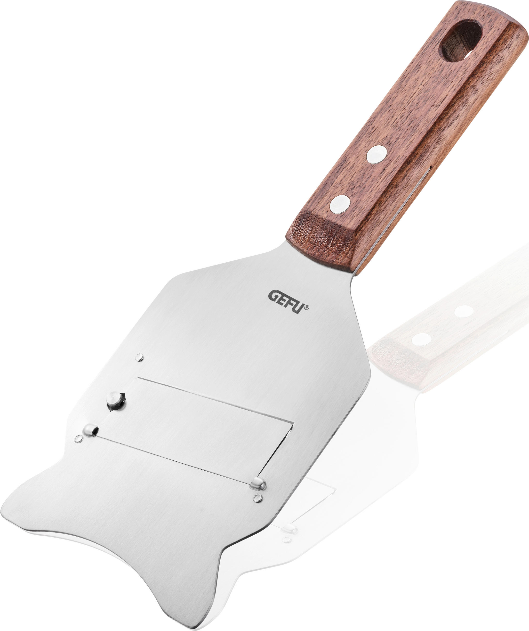 GEMÜSEHOBEL LAMEZZA  - Silberfarben/Braun, Basics, Holz/Metall (22/8,4/2,5cm) - Gefu
