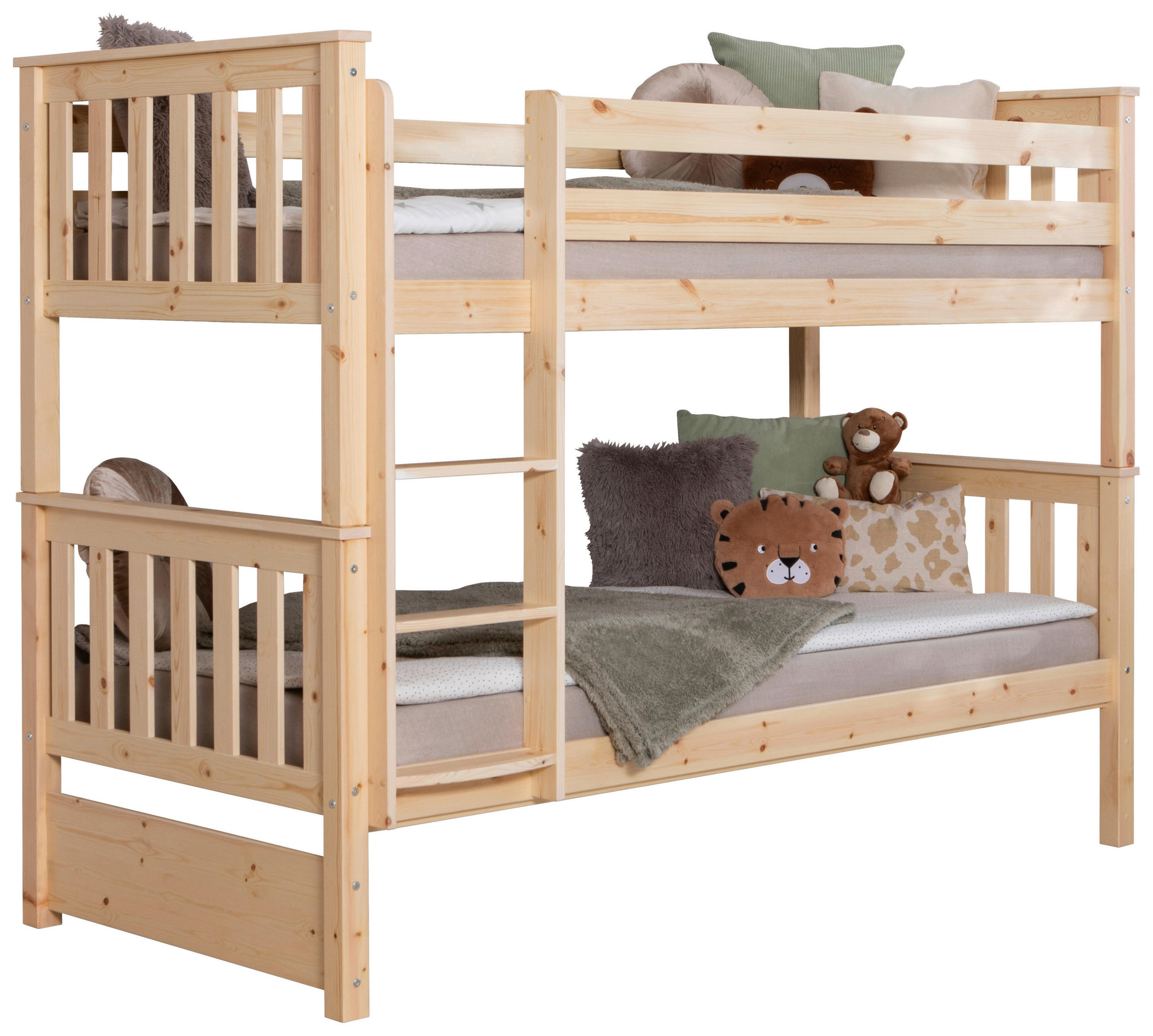 ETAGENBETT 90/200 cm Naturfarben  - Naturfarben, MODERN, Holz (90/200cm) - MID.YOU