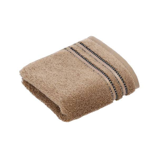 RUČNÍK PRO HOSTY, 30/50 cm, hnědá - hnědá, Basics, textil (30/50cm) - Vossen