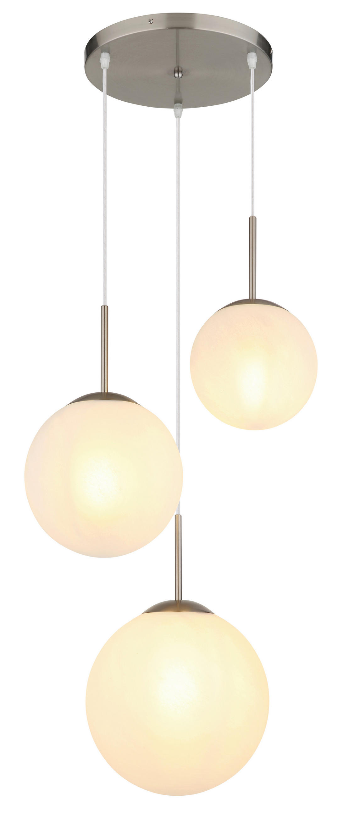 HÄNGELEUCHTE KOP 50/120 cm   - Transparent/Opal, Basics, Glas/Kunststoff (50/120cm)