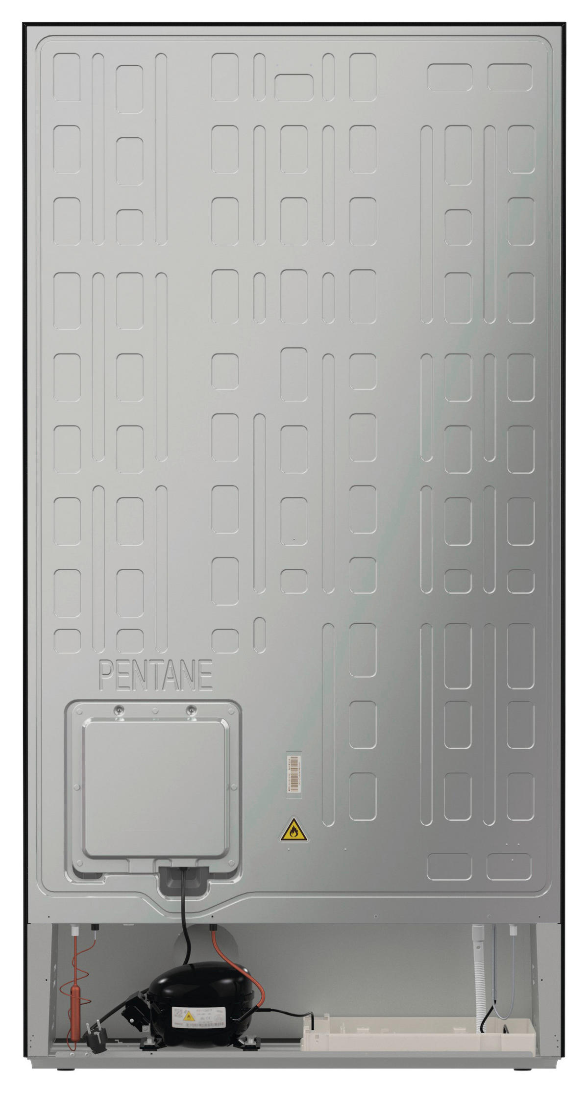 SIDE-BY-SIDE 91,5/178,6/67 cm NRR9185EABXL ADVANCED  - Schwarz, MODERN, Glas/Kunststoff (91,5/178,6/67cm) - Gorenje