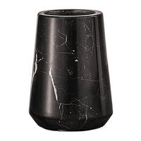 ZAHNPUTZBECHER Stein  - Schwarz, Basics, Stein (8,6/10cm) - Kleine Wolke