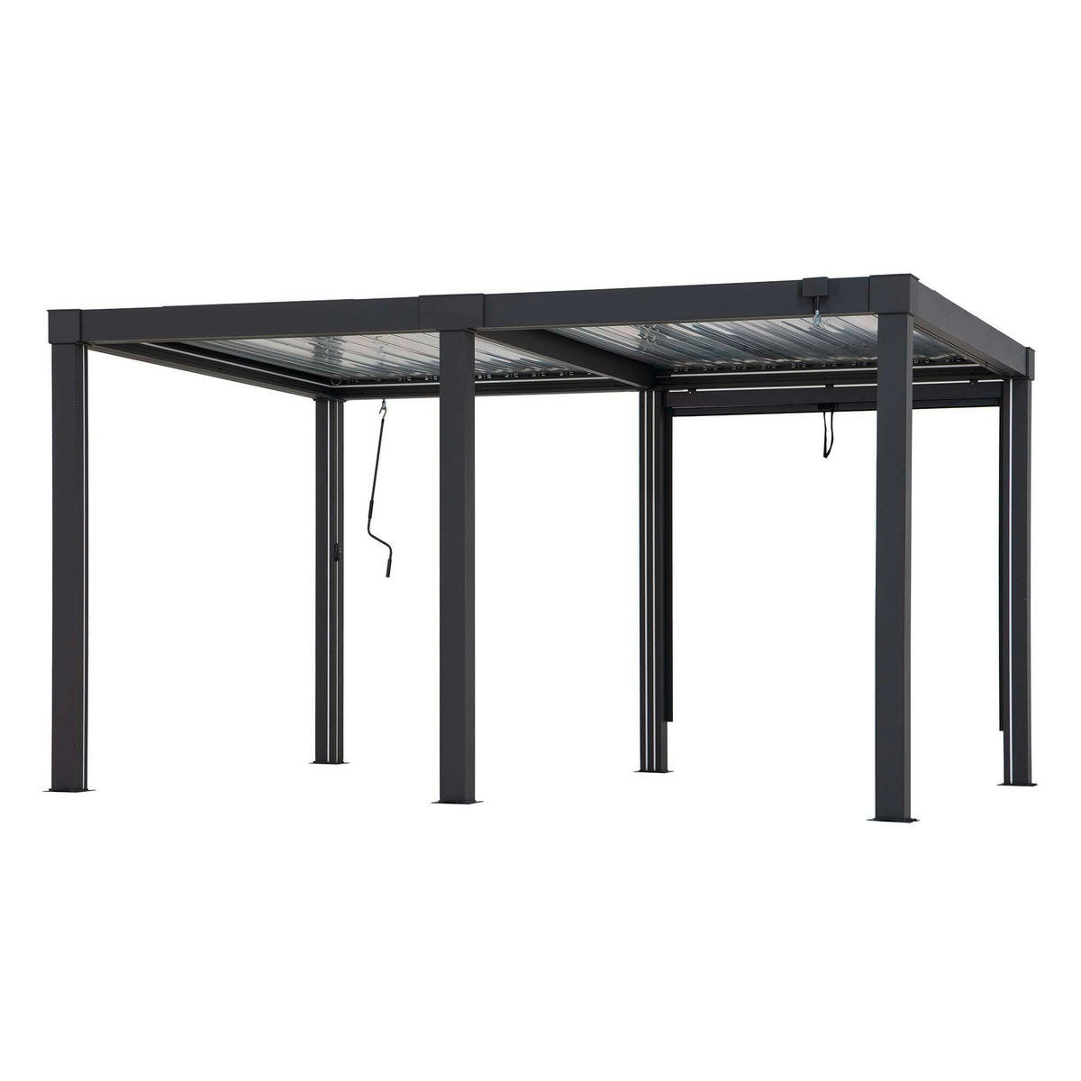PAVILLON-ROLLO  - Grau, Basics, Textil/Metall (182/180cm) - Modante