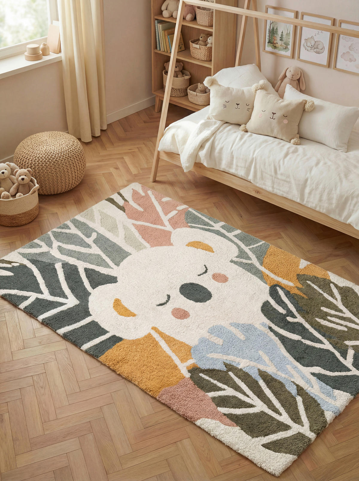 KINDERTEPPICH 140/200 cm Snuggle Tabea Creme, Multicolor rechteckig  - Multicolor/Creme, Basics, Kunststoff/Textil (140/200cm) - Hanse Home