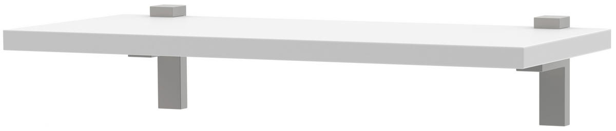 WANDBOARD in 60/2,2/25,5 cm Weiß  - Weiß, Design, Holzwerkstoff (60/2,2/25,5cm)