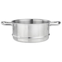 Accesoriu gătit la aburi 2,5 L 20 cm  - culoare inox, Design, metal (20cm) - Chefkoch+Fackelmann