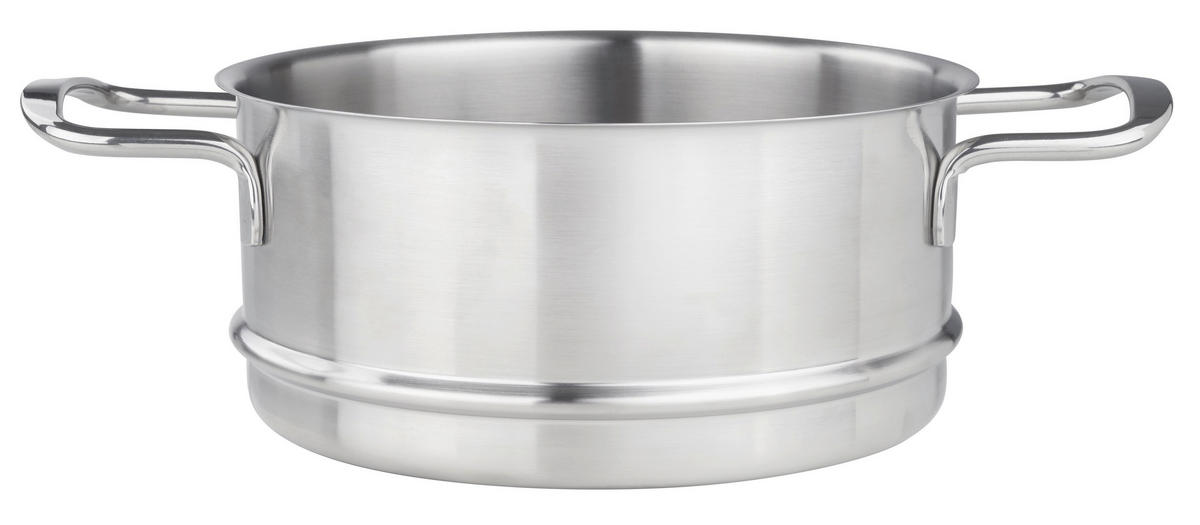 Accesoriu gătit la aburi 2,5 L 20 cm  - culoare inox, Design, metal (20cm) - Chefkoch+Fackelmann