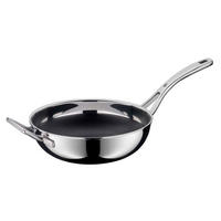 PANVICA WOK, 28 cm  - farba ušľachtilej ocele, Basics (28cm) - WMF