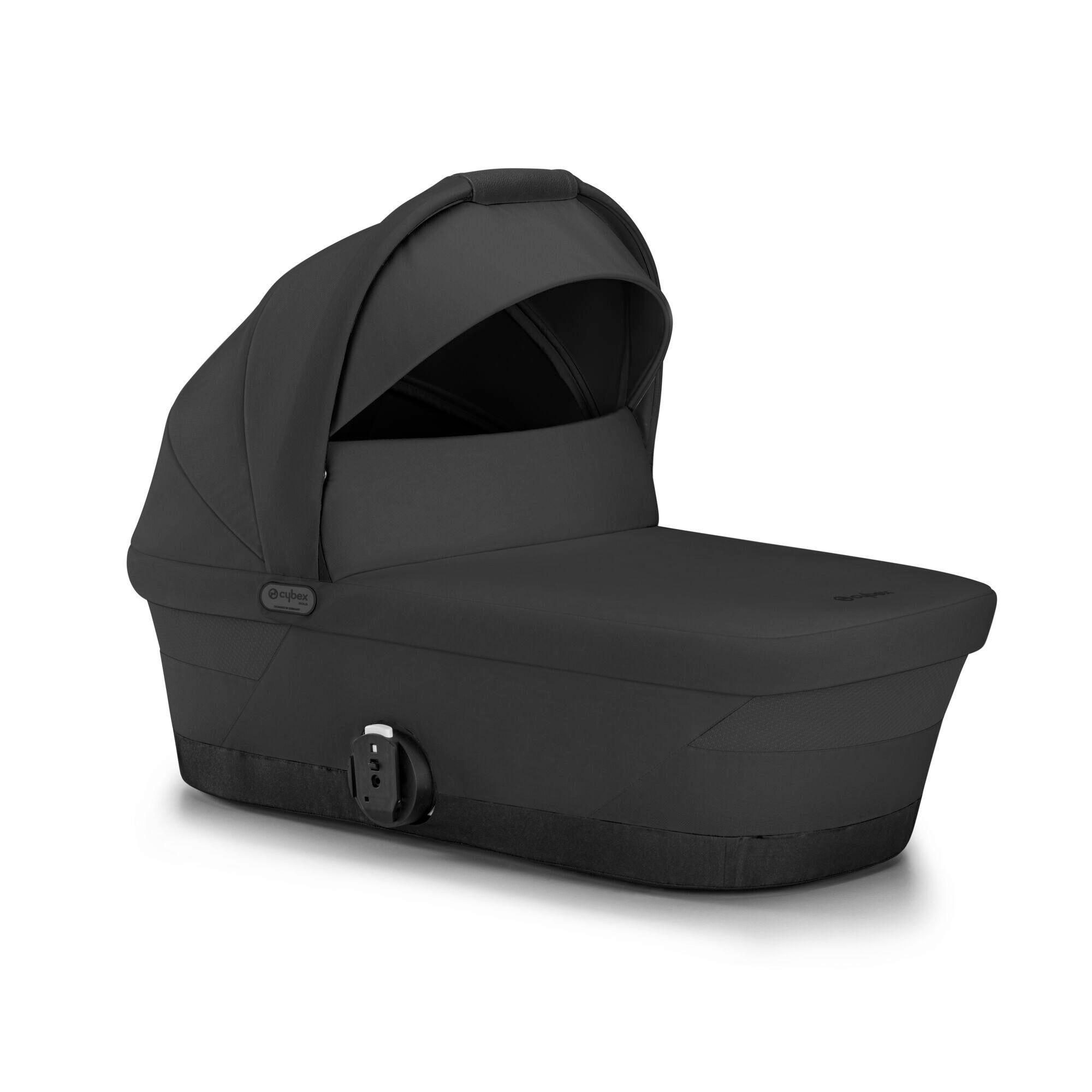 LIEGEWANNE GAZELLE S  - Schwarz, Basics, Kunststoff/Textil (86/44/27-56cm) - cybex GOLD