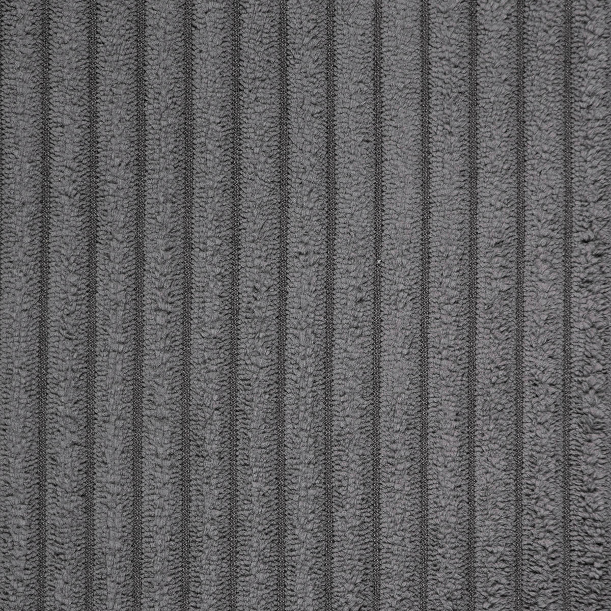 ECKSOFA in Cord Hellgrau  - Dunkelgrau/Hellgrau, Design, Kunststoff/Textil (240/175cm) - Landscape