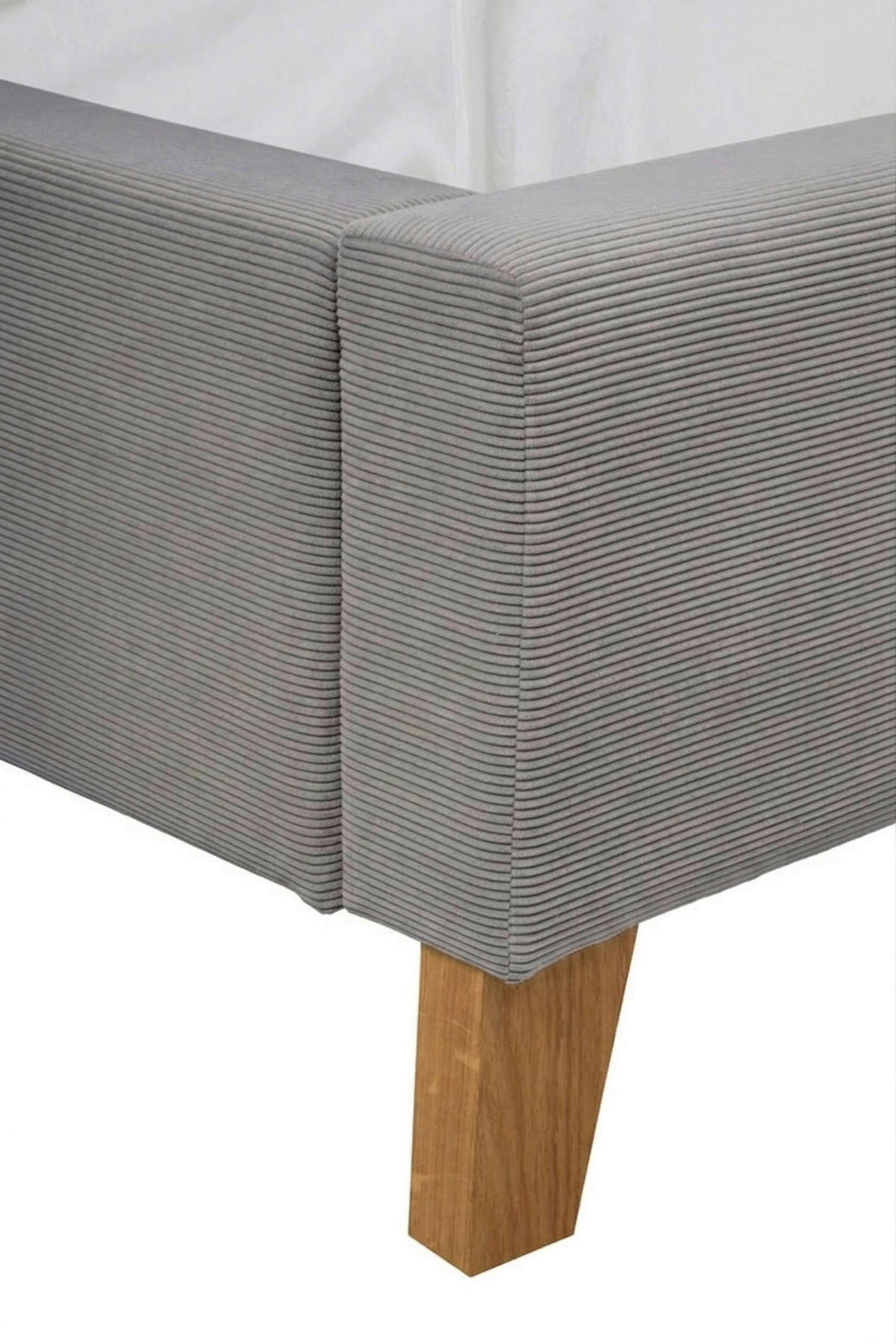 POLSTERBETT 200/200 cm,  in Anthrazit,  - Anthrazit, MODERN, Holz/Textil (200/200cm) - MID.YOU