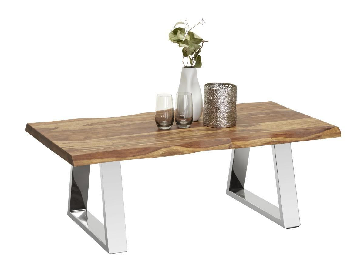 Novel KONFERENČNÝ STOLÍK, farba indického palisandra, farba ušľachtilej ocele, drevo, kov, 110/60/40 cm