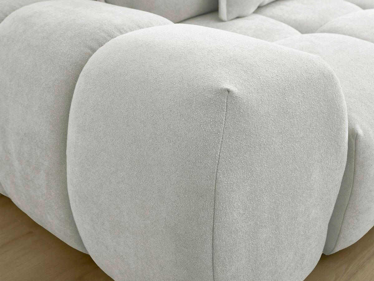 SCHLAFSOFA EVEREST  mit Rücken echt, Armteil links, Armteil rechts Struktur Hellgrau  - Hellgrau/Schwarz, MODERN, Kunststoff/Textil (278/115/90cm)