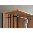 GARDEROBE  in 122/195/35 cm  - Weiß/Eiche Artisan, Design, Glas/Holzwerkstoff (122/195/35cm) - Xora