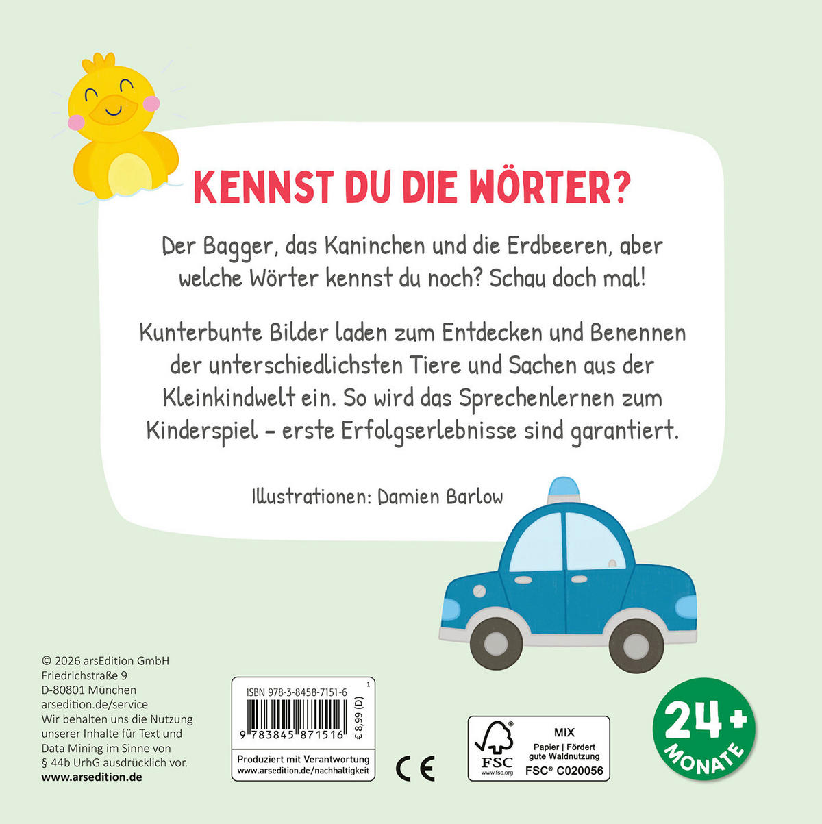 BUCH Ich kenne die Wörter  - Multicolor, Basics, Papier (16/16/1cm)