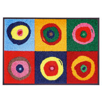 FUßMATTE  40/60 cm  Multicolor  - Multicolor, Trend, Kunststoff/Textil (40/60cm) - wash+dry