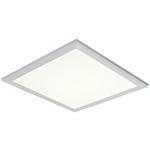 LED-DECKENLEUCHTE 30/30/6 cm   - Silberfarben/Weiß, Basics, Kunststoff/Metall (30/30/6cm) - Boxxx