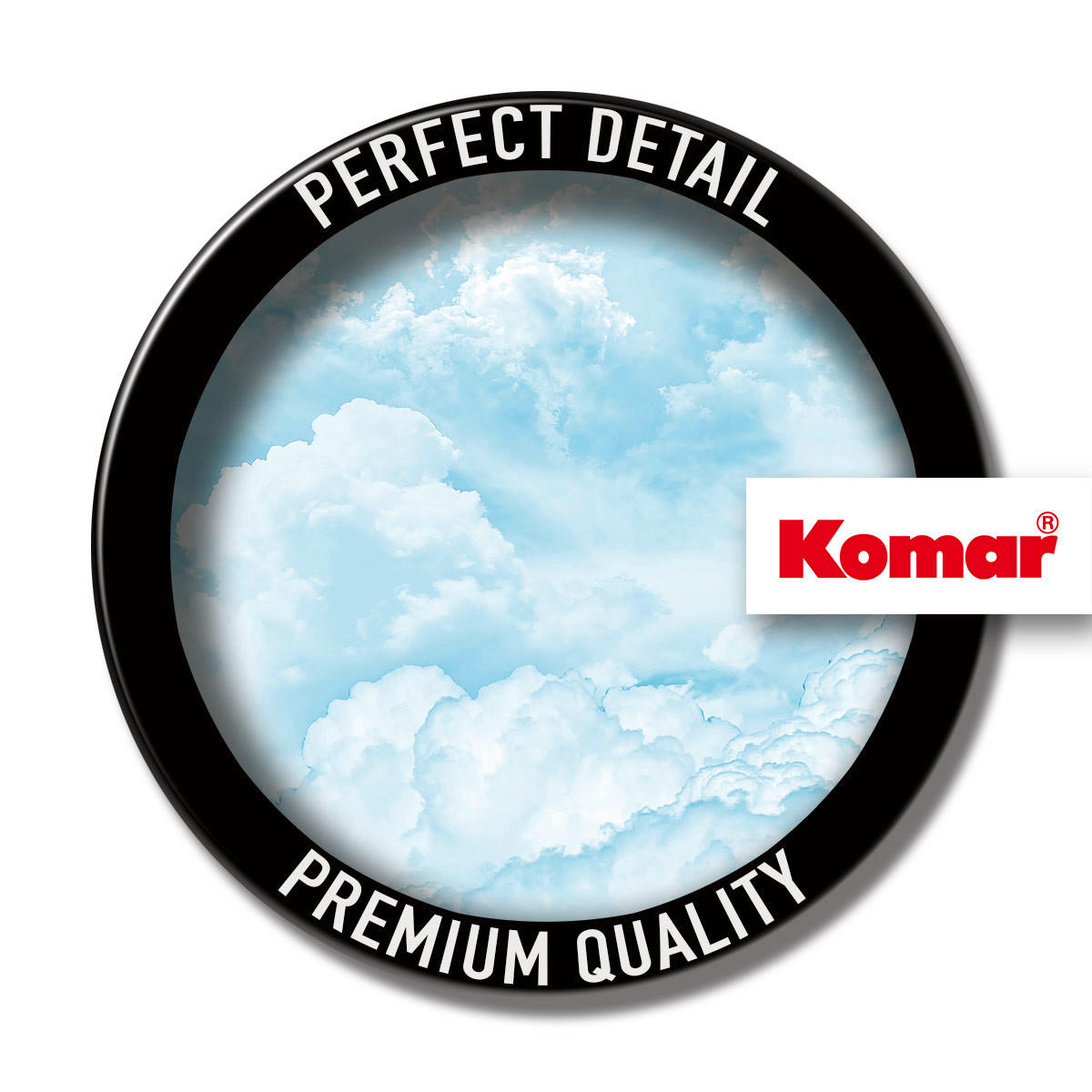 NON WOVEN-TAPET 200/250 cm  - vit/blå, Basics (200/250cm) - Komar