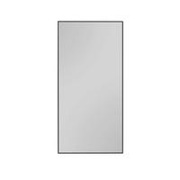 WANDSPIEGEL 100/200/2,5 cm    in rechteckig  - Schwarz, MODERN, Glas/Metall (100/200/2,5cm) - Milino