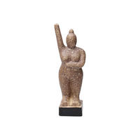 SKULPTURA - braon-crvena, Osnovno, keramika (6/7/23cm)