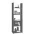 REGAL - Grau, Design, Holz/Kunststoff (56/184/29cm) - Carryhome REGAL - Grau, Design, Holz/Kunststoff (56/184/29cm) - Carryhome
