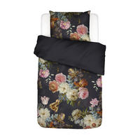 BETTWÄSCHE Rosabelle Satin 155/220 cm  - Dunkelblau, KONVENTIONELL, Textil (155/220cm) - Essenza