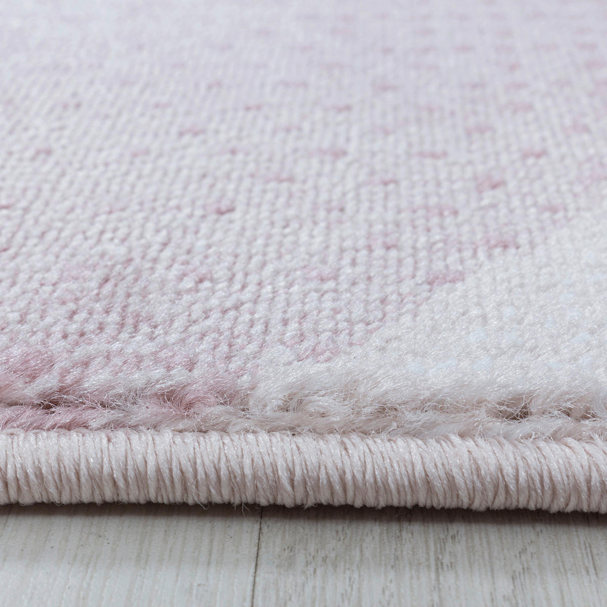 VÄVD MATTA 160/230 cm Costa 3523 Pink  - pink, Design, textil (160/230cm)