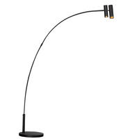 STOJACÍ OBLOUKOVÉ SVÍTIDLO, 6/120 cm  - černá/barvy zlata, Basics, kov (6/120cm) - By Rydéns