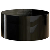 COUCHTISCH 60/60/30 cm rund Schwarz Hochglanz  - Schwarz Hochglanz, Design, Holzwerkstoff (60/60/30cm) - Livetastic