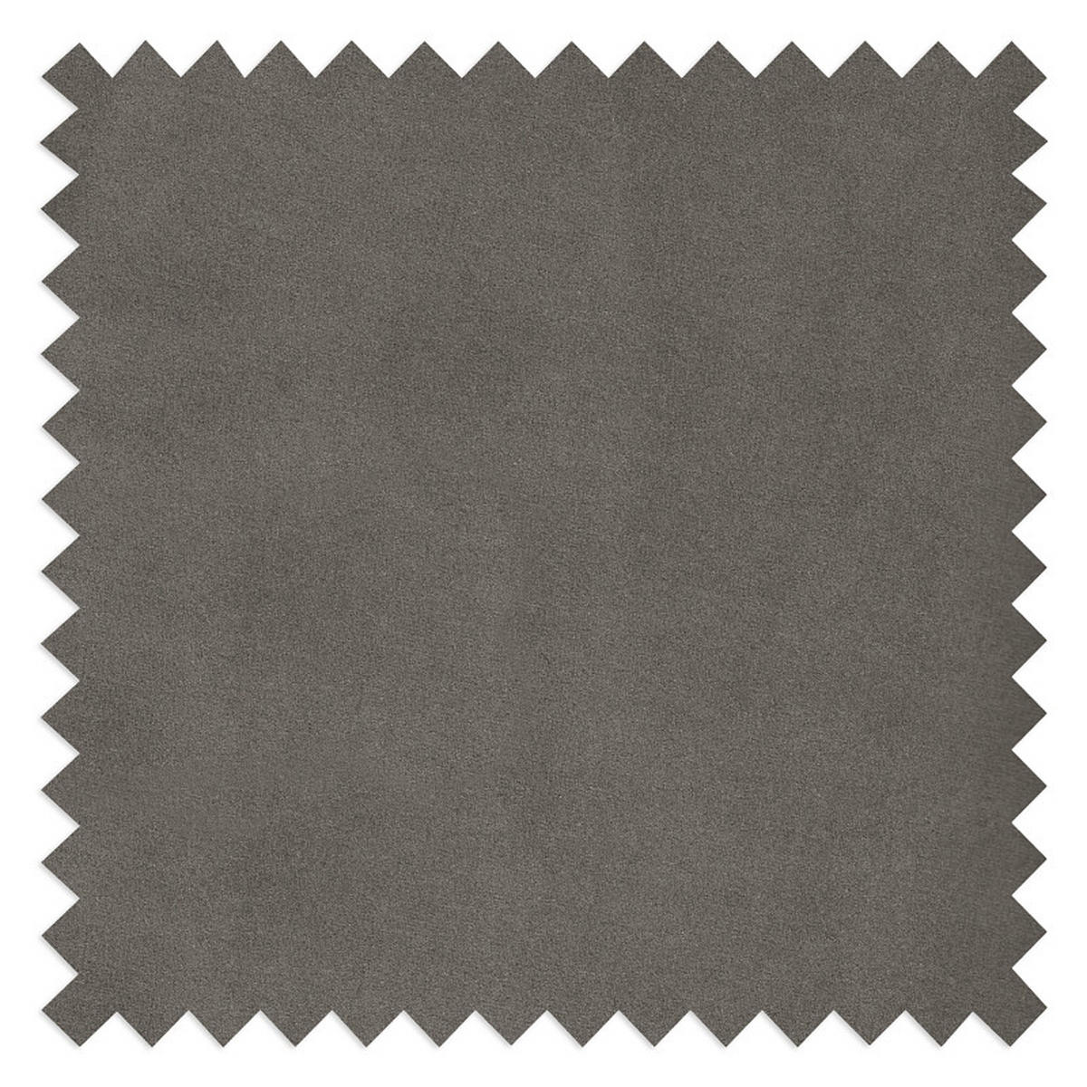 ECKSOFA Grau Samt, Velours  - Wengefarben/Grau, MODERN, Holz/Textil (201/85/260cm) - Trendmanufaktur