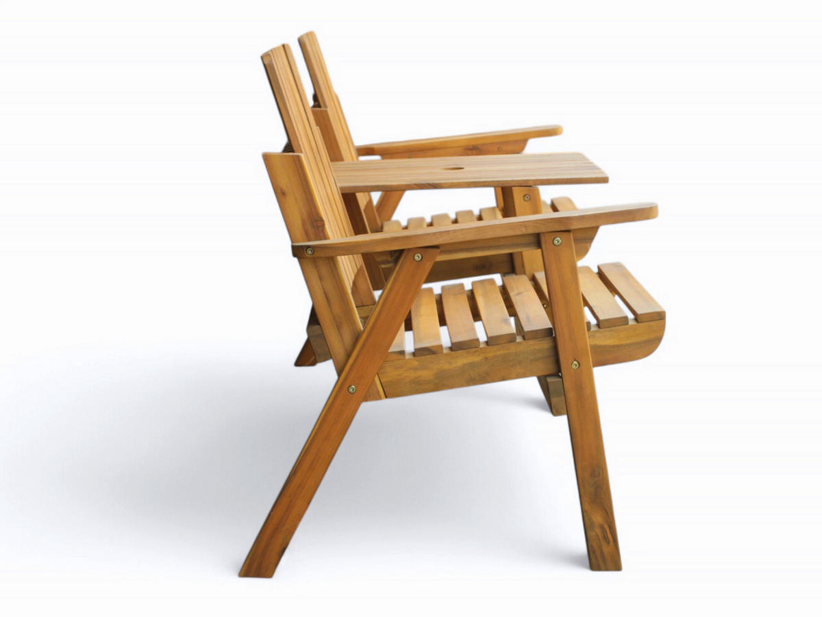 ZÁHRADNÁ LAVICA, akácia, drevo - farba akácie, Basics, drevo (153/65/82cm) - Prestige Home