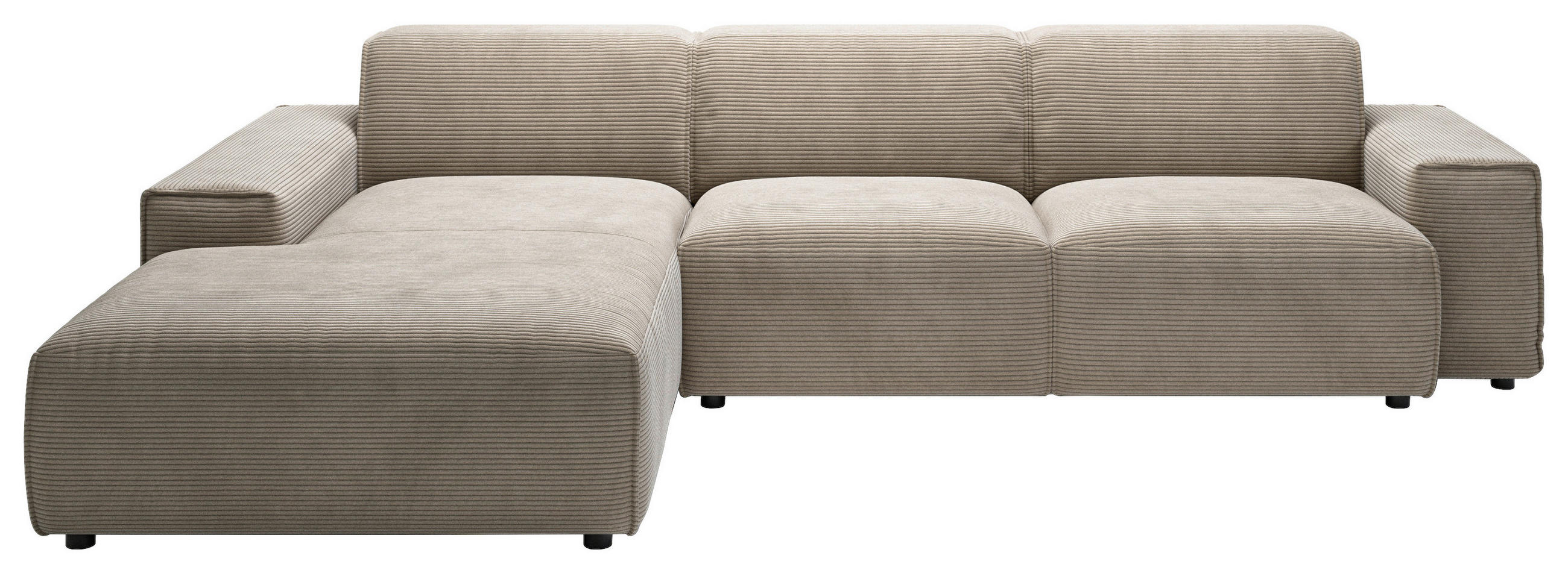 Livetastic ROHOVÁ SEDAČKA, textil, šedohnědá