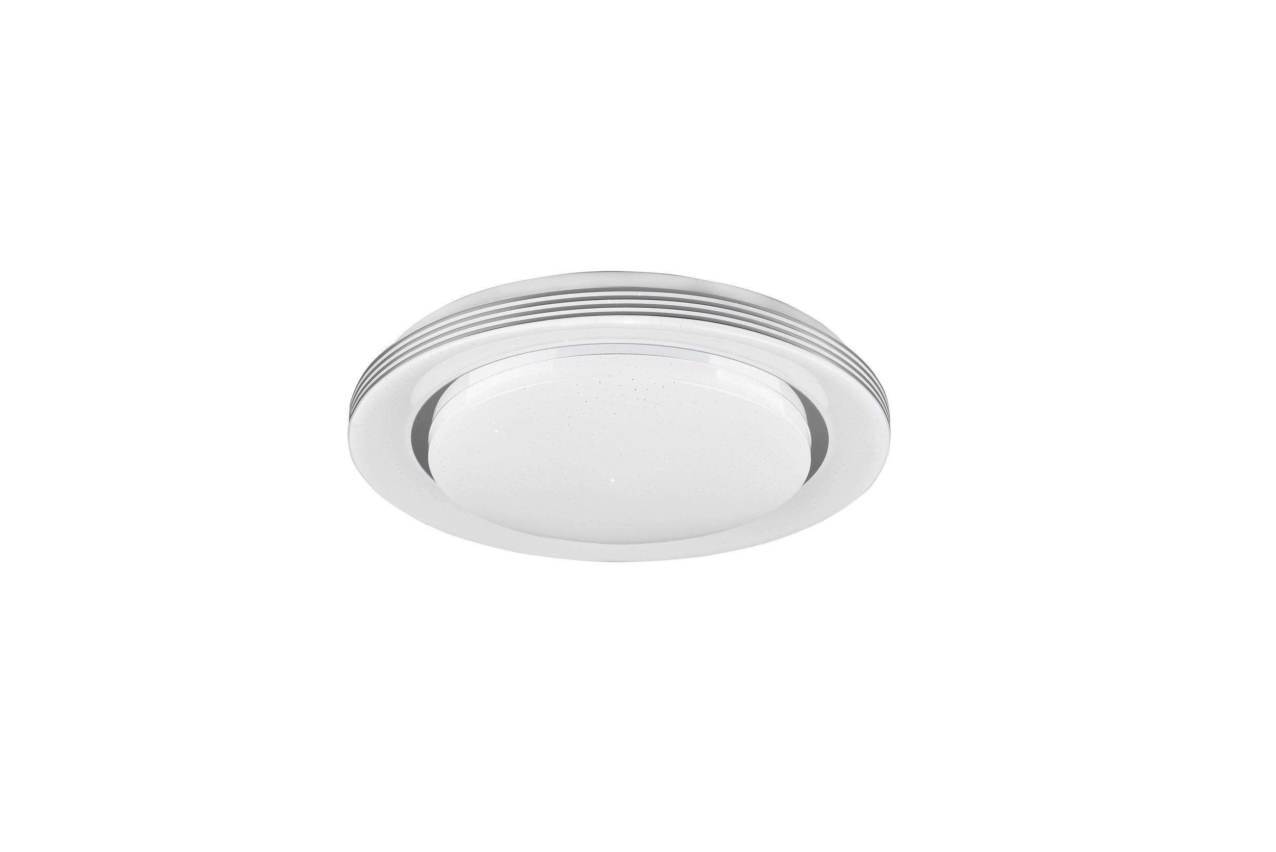 LED-DECKENLEUCHTE Atria 38/7,5 cm   - Weiß, Basics, Kunststoff (38/7,5cm)