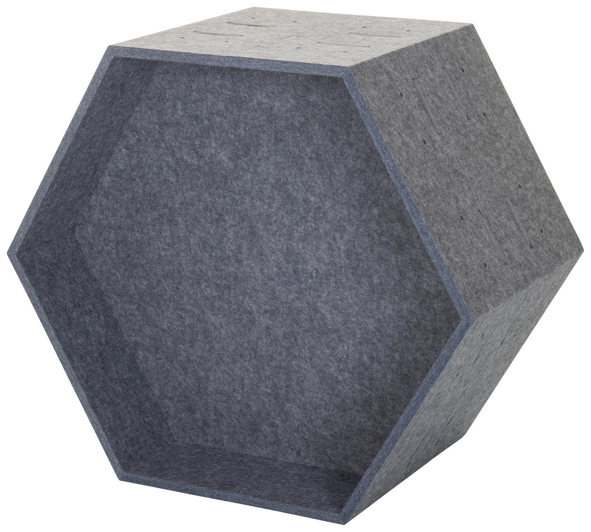 TRENNWAND Textil Grau  - Grau, MODERN, Textil (62,5/54,5/35cm) - MID.YOU
